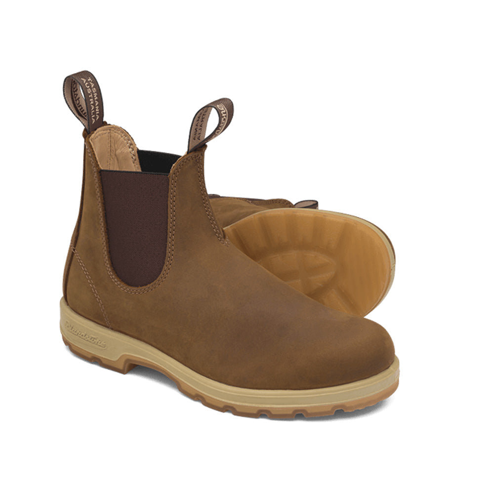 Blundstone Steel Toe Boots 164- Saddle Brown