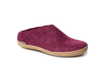 Load image into Gallery viewer, Glerups Slip On Leather Sole Cranberry
