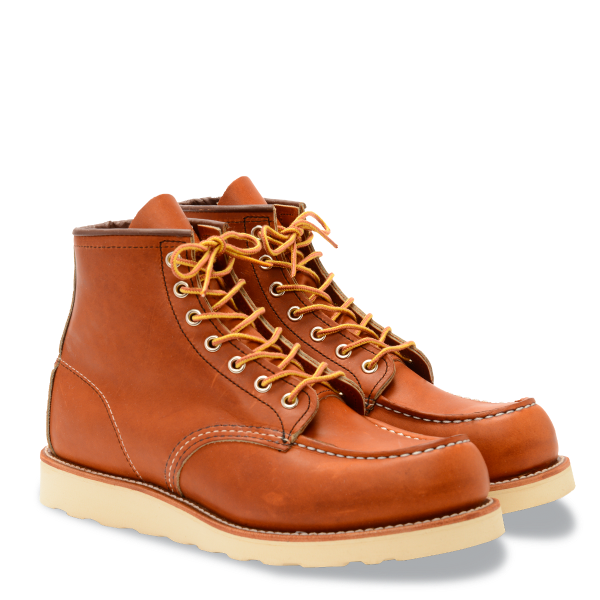 Red Wing Men's 6- Inch Classic Moc Oro 875 Legacy Leather