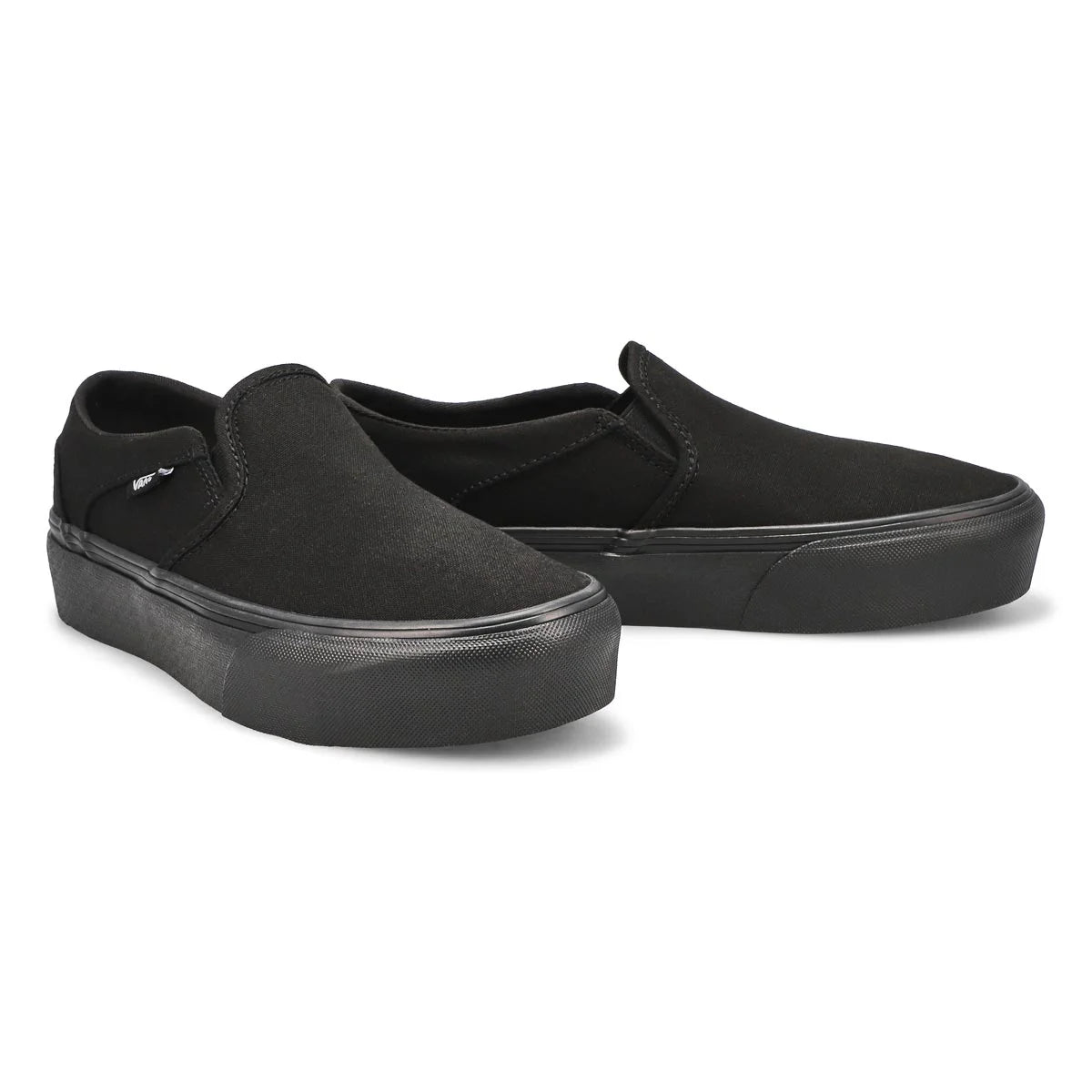 Vans Women's Asher Platform  Black/Black Sneaker VNOA3WMM1861