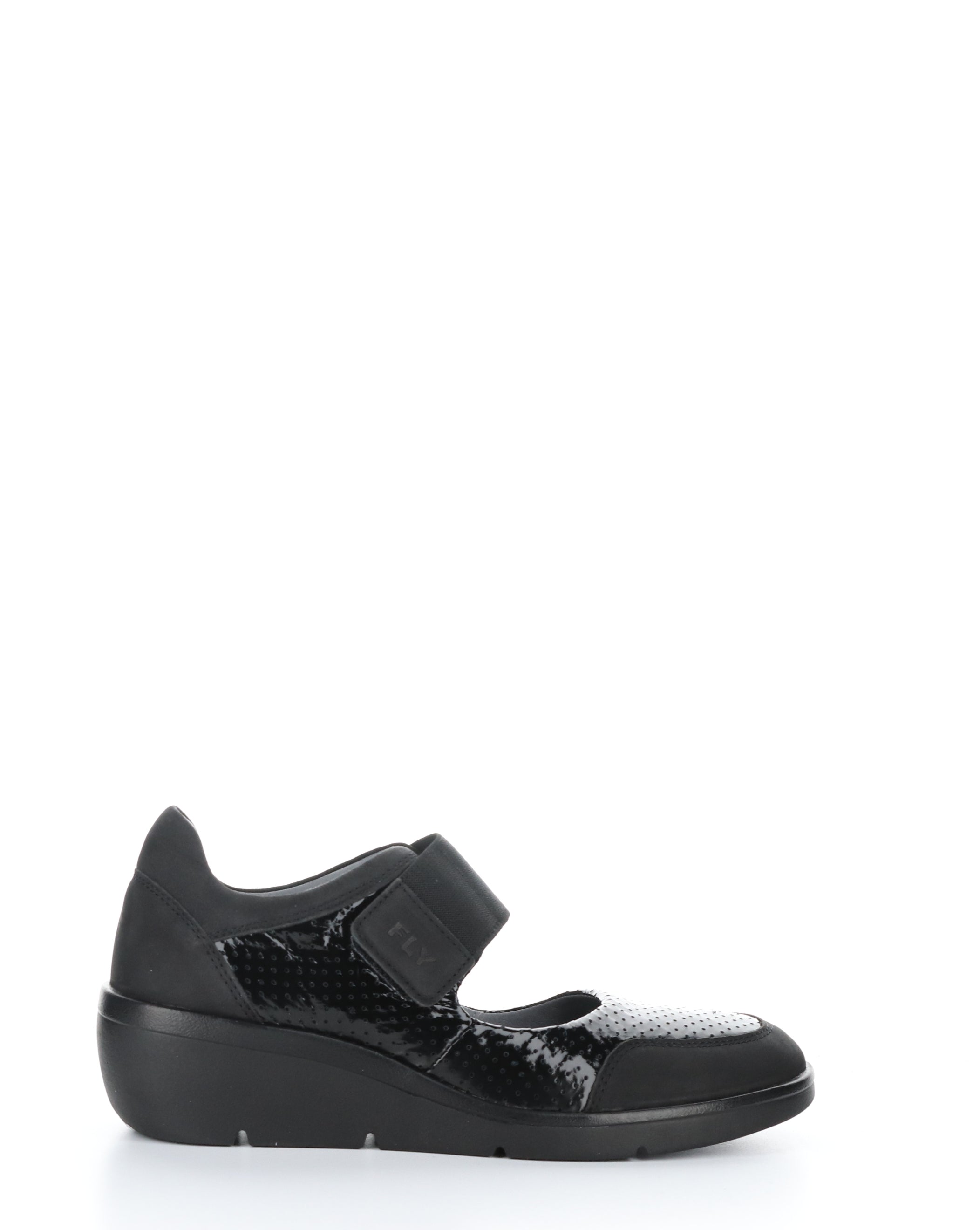 Fly London Naje Black Leather Shoe P601583 000