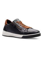 Load image into Gallery viewer, ARA Rei Low Sneaker 12-34432-04 Navy/Brown
