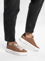 Load image into Gallery viewer, ARA Carol Sneaker 12-23003-93 Mousse Calf/Mocha
