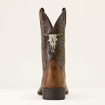 Load image into Gallery viewer, Ariat Men's Western Embroidered Boot Sport Steer Skull 10064053 Sandstorm
