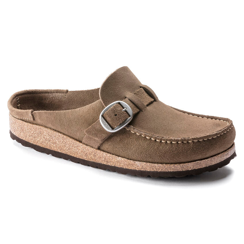 Birkenstock Buckley Grey Mocha Suede Clog 1019490