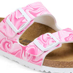 Load image into Gallery viewer, Birkenstock Arizona Marble Pink/ White 1026548
