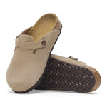 Load image into Gallery viewer, Birkenstock Kid's Boston Clog 1027875 Taupe Suede

