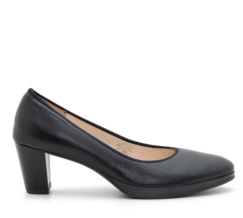 Ara Ophelia Black Nappa Soft Pump 12-13436-05