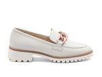 Load image into Gallery viewer, Ara Kiana Cream Calf Leather Chunky Sole Loafer 12-31209-09
