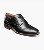 Load image into Gallery viewer, Florsheim Men's Rucci Wingtip Oxford 13383-001 Black

