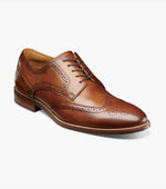 Load image into Gallery viewer, FLorsheim Men's Rucci Wingtip Oxford 13383-221 Cognac
