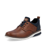 Load image into Gallery viewer, Rieker Men's 14450-22 Navy/Amaretto
