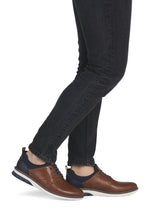 Load image into Gallery viewer, Rieker Men's Slip On Shoe 14454-22 Navy/Amaretto
