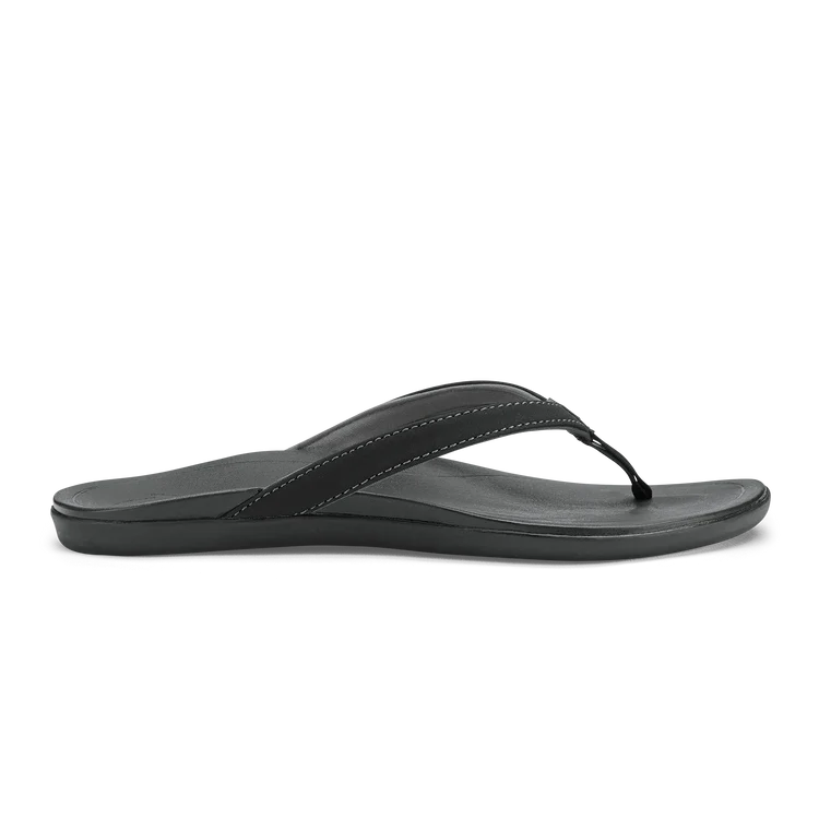 Olukai Women's HO'OPIO Onyx Flip Flop 20294