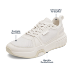 Load image into Gallery viewer, Olukai Anau Pickleball Sneaker Bright White/Bright White Sneaker 20528-WBWB
