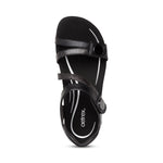 Load image into Gallery viewer, Aetrex Women's Sandal Jess Adjustable Q Strap SE210 Black
