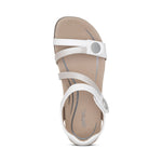 Load image into Gallery viewer, Aetrex Women's Sandal Jess Adjustable Q Strap SE211 White

