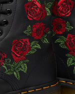 Load image into Gallery viewer, Dr. Marten 1460 Vonda Flower Soft Black Leather Boot 24722001
