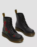Load image into Gallery viewer, Dr. Marten 1460 Vonda Flower Soft Black Leather Boot 24722001
