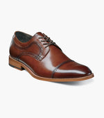 Load image into Gallery viewer, Stacy Adams Men's Cap Toe Oxford 25066 Cognac
