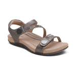 Load image into Gallery viewer, Aetrex Women's Sandal Jess Adjustable Q Strap SE206 Pewter Sparkle
