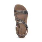 Load image into Gallery viewer, Aetrex Women's Sandal Jess Adjustable Q Strap SE206 Pewter Sparkle
