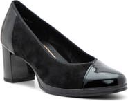 Ara Concord Black Patent Asymmetric Pump 12-22909-01