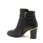 Load image into Gallery viewer, Aqua-Flex Women's Ankle Boot Selena Too Chocolate Smooth
