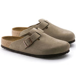 Load image into Gallery viewer, Birkenstock Boston SFB Clog Taupe Suede 0560771
