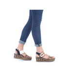 Load image into Gallery viewer, Rieker Ladies Sandal 98176-64 Multi
