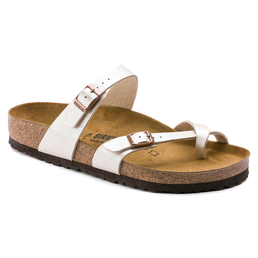 Birkenstock  Mayari Pearl White BIrki Flor 071661