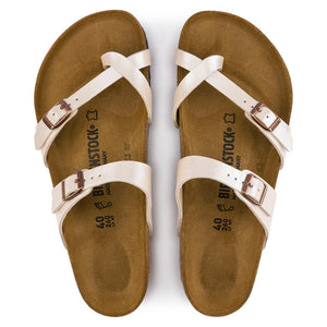 Birkenstock  Mayari Pearl White BIrki Flor 071661