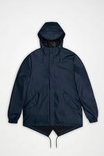 Load image into Gallery viewer, RAINS Fishtail Jacket Unisex 18010 Navy
