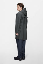 Load image into Gallery viewer, RAINS Long Jacket Unisex 12020 Dark Grey
