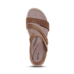Load image into Gallery viewer, Aetrex Women's Sandal Savanna EN2004 Taupe
