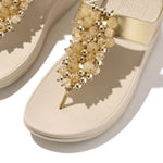 Load image into Gallery viewer, Fit Flop Fino Platino Bauble Toe Post Sandals

