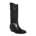 Load image into Gallery viewer, Steve Madden Redford Black Faux Leather Cowboy Boot
