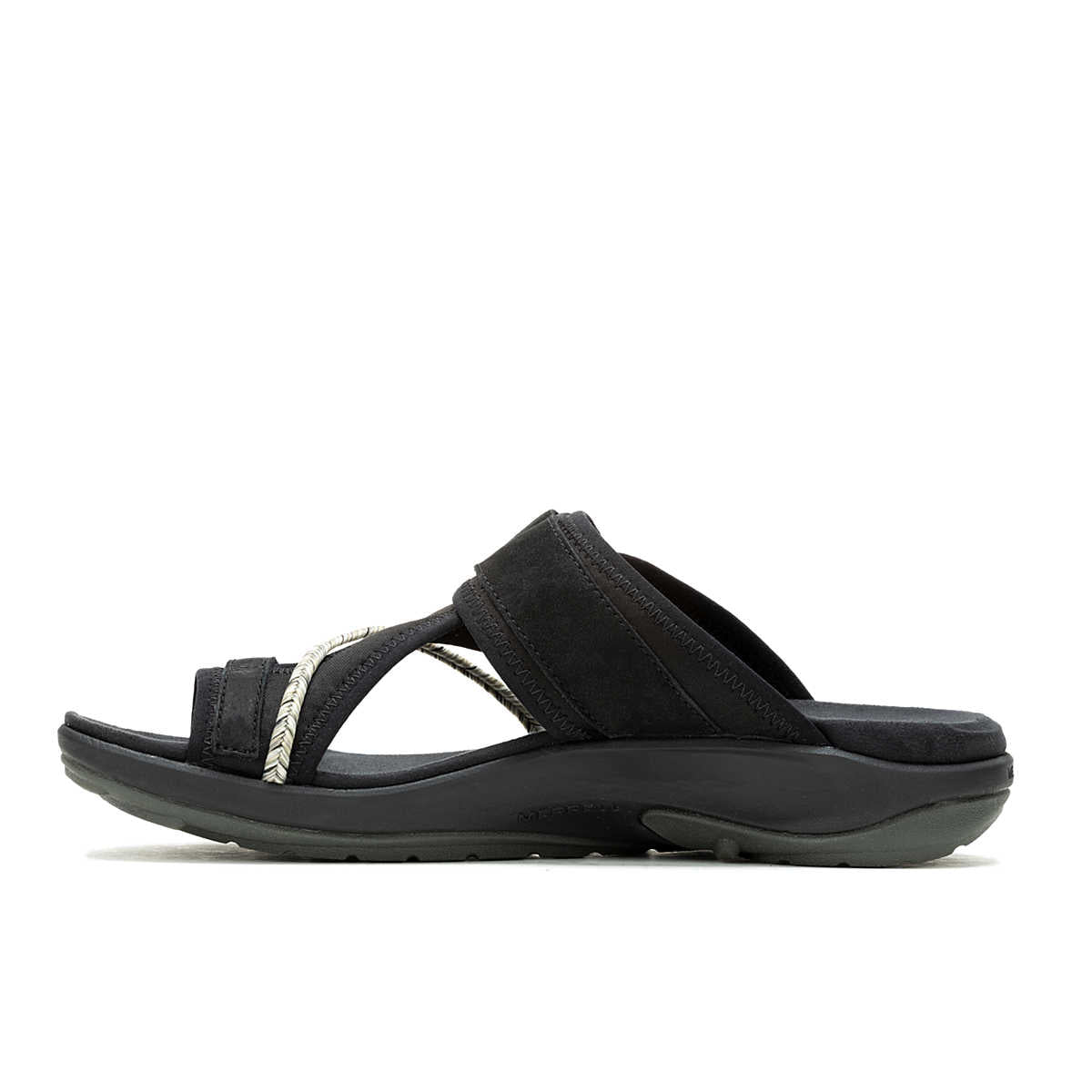 Merrell black sandals womens on sale