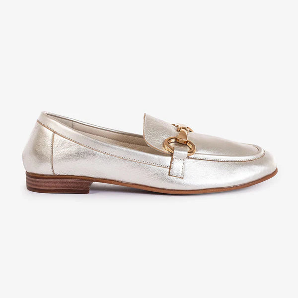 Ateliers Sabina Silver Soft Leather Loafer