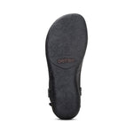 Load image into Gallery viewer, Aetrex Marni Adjustable Black Leather Sandal SE470
