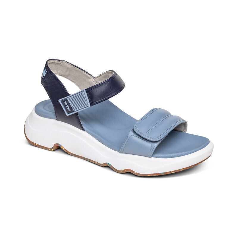 Aetrex Whit Sandal Blue SS305