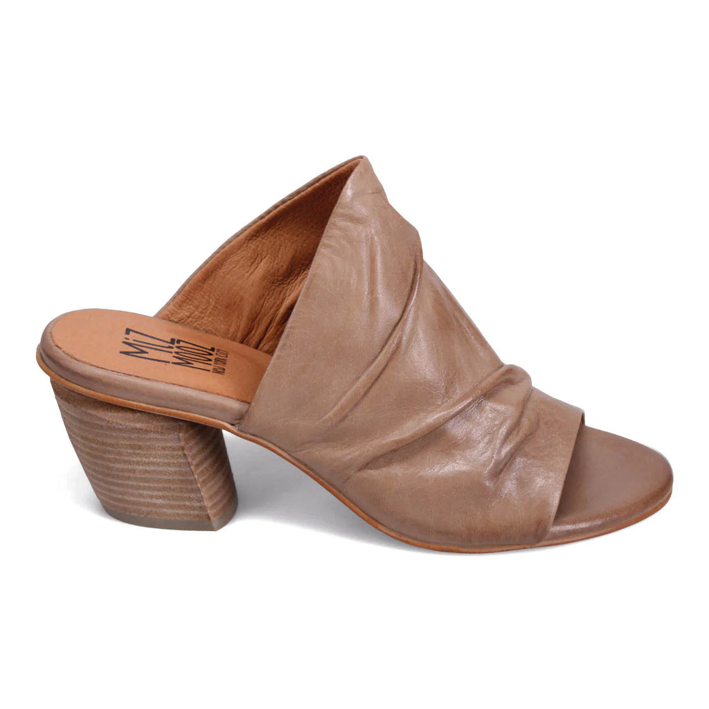 Miz Mooz Ainsely Beige Heeled Slide