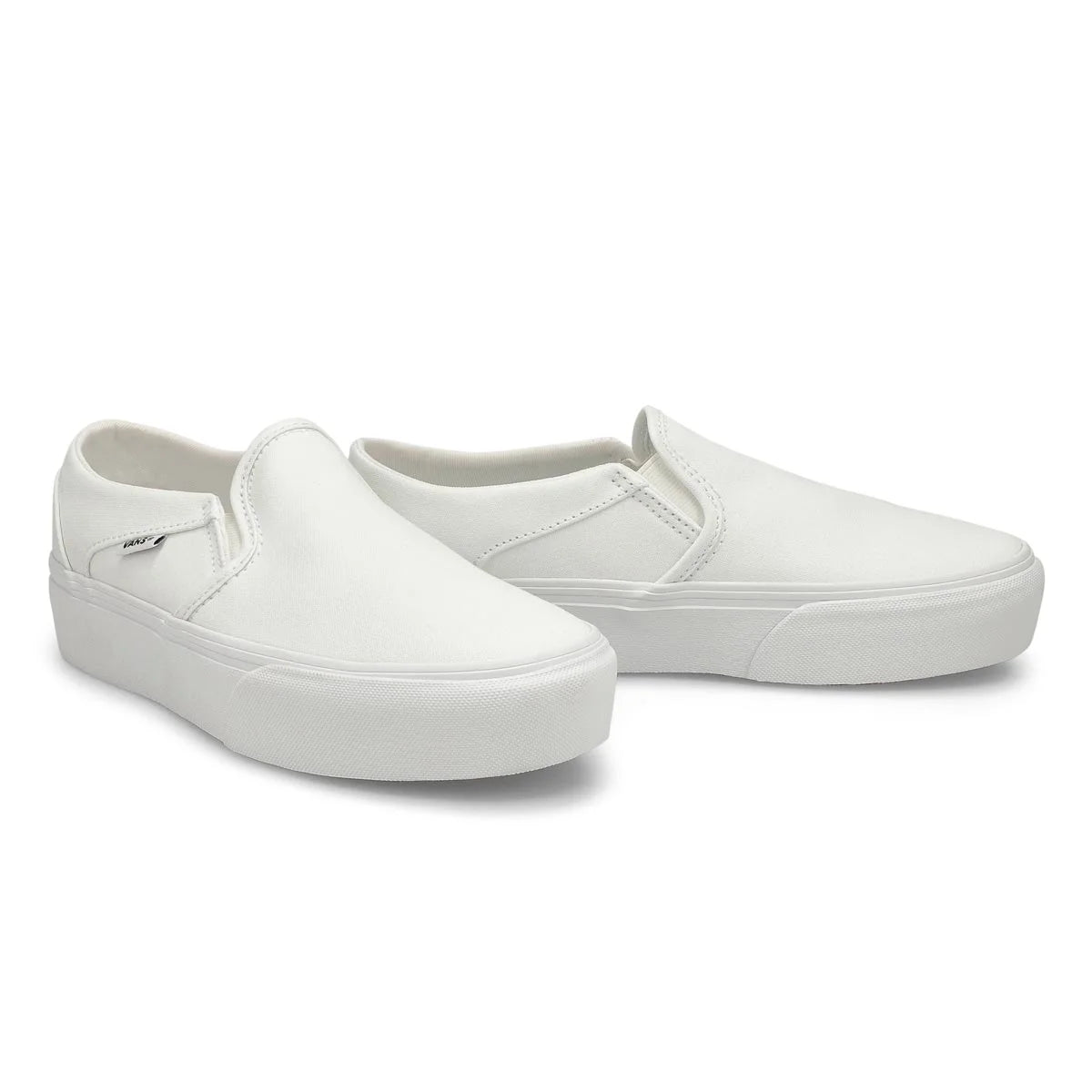 Vans Women's Asher Platform White Sneaker VNOA3WMMORGI