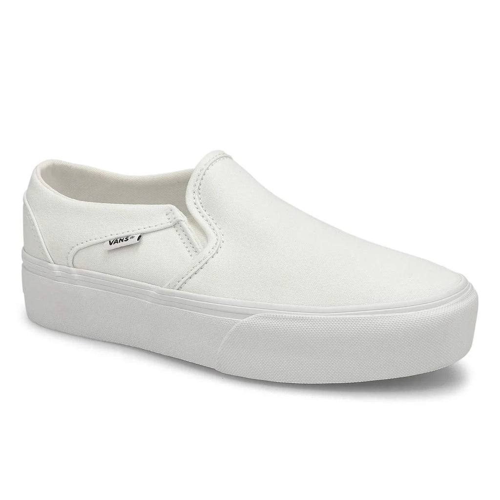 Vans Women's Asher Platform White Sneaker VNOA3WMMORGI