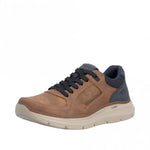 Load image into Gallery viewer, Rieker Men's Casual Walking  Shoe B1801-24 Brown/Navy
