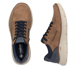 Load image into Gallery viewer, Rieker Men's Casual Walking  Shoe B1801-24 Brown/Navy

