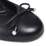 Load image into Gallery viewer, Ara Scout Black Leather Ballerina 12-31324-51
