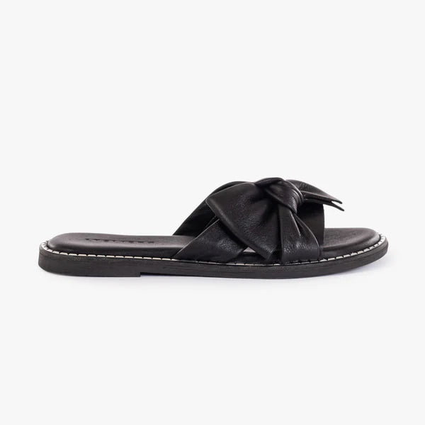 Ateliers Bimini Blk Leather Sandal