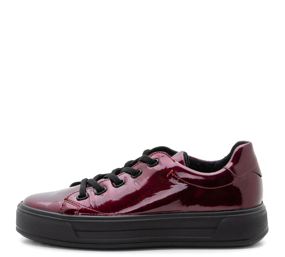 Ara Crystal Chili Red Patent Sneaker 12-23042-16