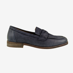 Load image into Gallery viewer, Ateliers Women's Nubuck Loafer Chili Navy
